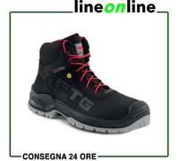 Scarpe antinfortunistiche alte FTG Gladiator S3 SRC ESD impermeabili metal free