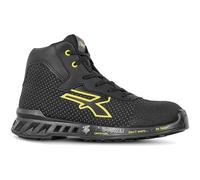 U-Power RV10014 Linea Red Leve Modello Joe Scarpe Antinfortunistiche Alte, S3 SRC Ci ESD, Nero/Giallo, 42 Dimensioni