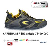 Scarpe antinfortunistiche Cofra Carnera S1 P SRC Scarpa da lavoro 78450-000