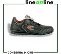 COFRA - Calzatura bassa nera/rossa MEAZZA, S1P 42