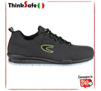 COFRA 78802-N00 Monti S3S FO SR- Taglia 44 Scarpa in Nylon Nero Lamina APT Suola Morbida Poliuretano da Lavoro Antinfortunistica Sportiva Traspirante Idrorepellente