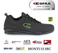 COFRA - Calzatura bassa nera MONTI, S3 43