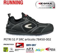 Scarpe antinfortunistiche Cofra PETRI S1 P SRC altamente traspirante MICROTECH -