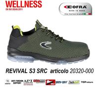 Scarpe antinfortunistiche Cofra Revival S3 SRC Scarpa da lavoro antistrappo 2032