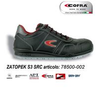 Scarpe antinfortunistiche Cofra ZATOPEK S3 SRC Scarpa lavoro pelle fiore idrorep