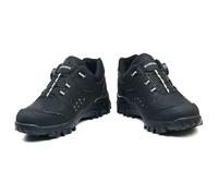 Scarpe Antinfortunistiche Con Lacci A Bottone, Scarpe Antinfortunistiche Anti-sfondamento E Anti-perforazione, Scarpe Da Ginnastica In Gomma Antiscivolo, Scarpe Con Punta In Acciaio(Black,42 EU)