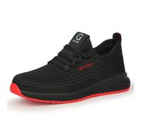 Scarpe antinfortunistiche con punta in acciaio, moda sportiva classica, basse e traspiranti, anti-schiacciamento e anti-perforazione, suola morbida e antiscivolo, scarpe protettive da lavoro all'apert