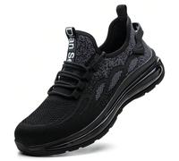 Scarpe antinfortunistiche da donna con punta in acciaio, alla moda e confortevoli, traspiranti per tutte le stagioni, scarpe da lavoro atletiche, anti-schiacciamento, anti-perforazione, scarpe protett