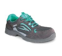 Scarpe antinfortunistiche da donna in pelle scamosciata inserti in mesh S1P Beta 7212LG