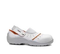 Base Protection Scarpa antinfortunistica Osmio Unisex Bianco/Arancione Taglia 45