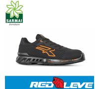 U-Power Light RV20044-44-Calzature di Sicurezza Gamma Red Leve Modello Peter ESD S3 Ci SRC Taglia, Nero, 44 EU