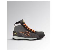 Diadora Utility Glove Net Mid Pro S3L, stivali di sicurezza unis 45 EU male Grigio Scuro/Nero/Arancione Fluo