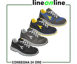 Scarpe antinfortunistiche Diadora Run ll Low S3 ESD SRC impermeabili e leggere