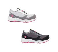 Diadora Utility Athena Textile Low S1PL, scarpe di sicurezza da 35 EU male Grigio Scuro/Fucsia