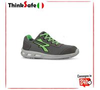 Calzatura di sicurezza Summer S1P SRC Red Lion pelle scamosciata morbida numero 40 grigioverde U Power