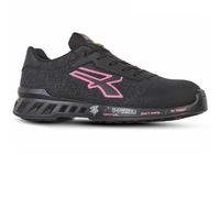 Scarpe antinfortunistiche Leve Michelle S1P SRC ESD N.37 nero-rosa tomaia nylon