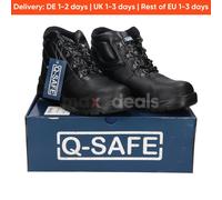 Scarpe antinfortunistiche Q-Safe QS7006/44 nere taglia EU 44 UK 10 S1 nuove NFP
