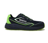 Sparco WILLEN, Scarpe Antinfortunistiche Professionali Unisex-Adulto, Blu Marine/Verde Fluo, 45 EU