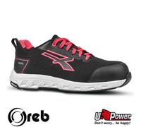 Scarpe Antinfortunistiche U-Power Maya ESD S1PS HI HRO FO SR Black/Pink