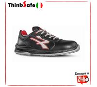 U-Power Red Industry® Parigi, Scarpe Antinfortunistiche Unisex, Leggere, Flessibili, Antiperforazione in Pelle, con Suola infinergy, con Puntale in Alluminio (44)