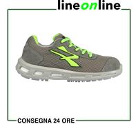 Calzatura di sicurezza Summer S1P SRC Red Lion - pelle scamosciata morbida - numero 43 - grigio/verde - U-Power