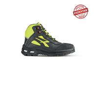 U-Power - Chaussures de sécurité hautes hydrofuges et résistantes Form - Environnements exigeants - RS S3 SRC Ci ESD 35 Noir/Jaune