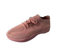 Scarpe Antiscivolo da Running Donna Scarpe Tennis Donna Colore da Solid Size Piattaforma Fashion Grande Flaying Maglia Sneakers Ginnastica Sneakers Sneaker Comodo