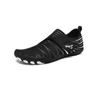 Scarpe Antiscivolo Estive da Spiaggia All'aperto Scarpe Ad Asciugatura Rapida Scarpe Traspiranti for Il Tracciamento dei Torrenti Calzature for Guadare A Monte(Black,38)