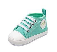 Scarpe antiscivolo per bambini, con suola morbida, per bambini, con suola morbida, per bambini, con suola in gomma antiscivolo, verde menta, 14