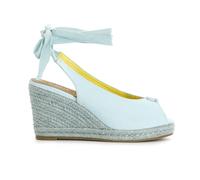 SCARPE APERTE IN CANVAS SU ZEPPA CORDA