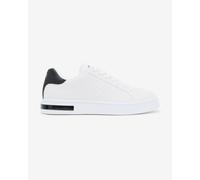 Scarpe Armani Exchange Saffiano Logo bianco nero - 45