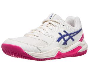 Scarpe Asics Gel Dedicate 8 Cream/Dk Cobalt Donna - TERRA BATTUTA
