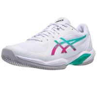 ASICS Solution Swift FF 2 Scarpa per terra rossa Uomini-bianco, rosa in bianco, Taglia: 48