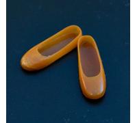 Scarpe B. Live Action Baggie 1971 - Bambole Mod 70s Brown Flats - Francie