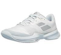 Scarpe da tennis da donna Babolat Jet Mach 3 Grass Wimbledon Women - white/silver - Bianco (39)