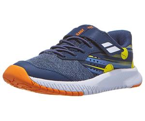 Scarpe Babolat Pulsion AC Velcro Blu/Giallo Junior - TUTTE LE SUPERFICI