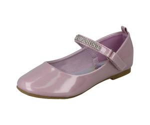 Scarpe Ballerina Patente Spot On Per Ragazze