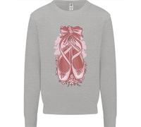 Scarpe Ballerine Balletto Danza Bambini Felpa Maglione