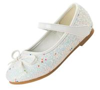 Scarpe Ballerine Bambina Principessa Piatta Danza Paillettes Cerimonia Xmas