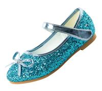 Scarpe Ballerine Bambina Principessa Piatta Danza Paillettes Cerimonia Xmas