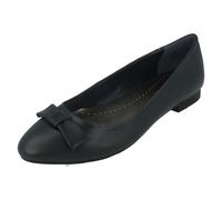 Scarpe Ballerine Casual In Pelle Con Fiocco F8R0456 Per Donne In Offerta £19.99