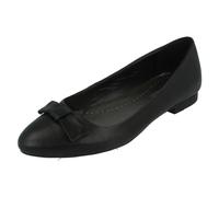 Scarpe Ballerine Casual In Pelle Con Fiocco F8R0456 Per Donne In Offerta £19.99
