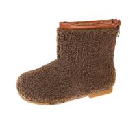 Scarpe Bambina 25 - Invernali Comodi per Bambine con Suola Morbida E Morbida - Stivaletti Morbidi E Caldi per Neonati Ideali per Le Giornate (Brown 35-4 Years)