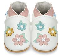 Scarpe Bambina - Scarpe Neonata in Morbida Pelle - Scarpine Neonato Primi Passi - Fiori di Ciliegio - 2-3 Anni