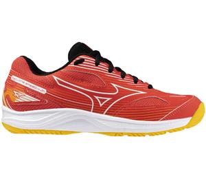 Scarpe bambini per badminton/squash Mizuno Cyclone Speed 4 JR - radiant red/white/carrot (40)