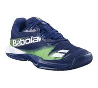 Scarpe bambini per il padel Babolat Jet Premura 2 JR - blue depths/green flash - Blu (36,5)