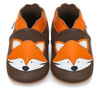 Scarpe Bambino - Scarpe Bimbo - Scarpine in Morbida Pelle - Volpe - 18-24 Mesi