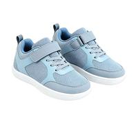 Scarpe Barefoot Bambino Traspiranti - Sneakers Bambino Estive | Scarpe da Ginnastica Bambino Punta Larga, Suola Zero Drop, Chiusura a Strappo, Uso Quotidiano, Taglie 25-37 EU