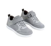 Scarpe Barefoot Bambino Traspiranti - Sneakers Bambino Estive | Scarpe da Ginnastica Bambino Punta Larga, Suola Zero Drop, Chiusura a Strappo, Uso Quotidiano, Taglie 25-37 EU