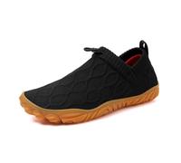 Scarpe Barefoot, da Corsa e per Uso Quotidiano, Adatte a Uomo e Donna, dal Design Minimalista, Ideali per la Corsa e Il Fitness, Traspiranti, Antiscivolo e Leggere Nero,43 EU.